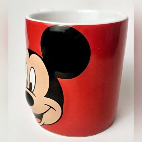 Disney Mickey Mouse Red Mug – Monogram Int’l Collectible Coffee Cup - Picture 2 of 6